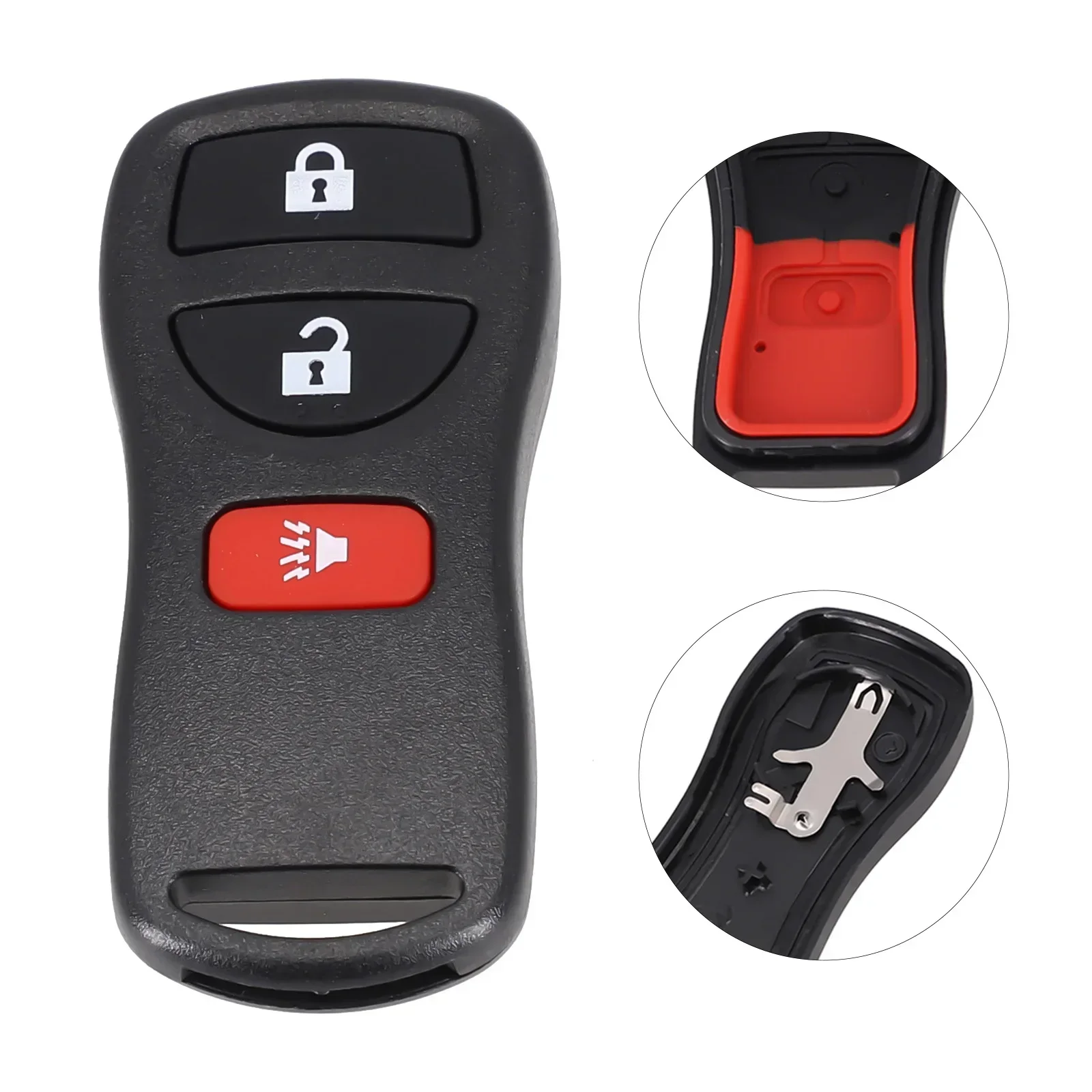 

Car Remote Control Fob Suitable For Nissan Tiida For Nissan Maxima ABS Remote Car Key Fob Shell Case 3 Button Car Supplies