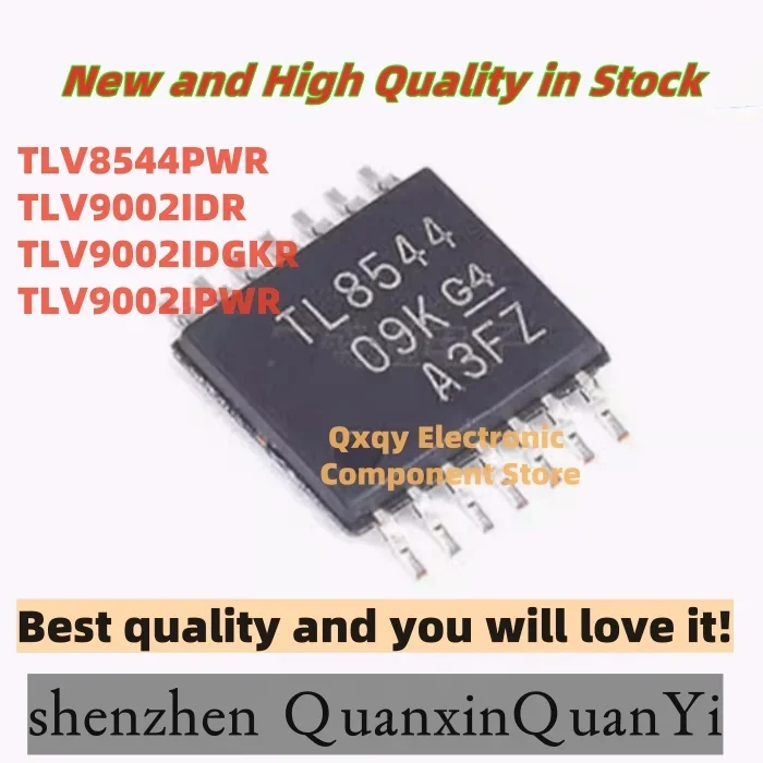 10PCS NEW TLV8544PWR TL8544 TLV9002IDR TL9002 TLV9002IDGKR 1GNX TLV9002IPWR 9002 SSOP14 chip mounted linear operational amplifie