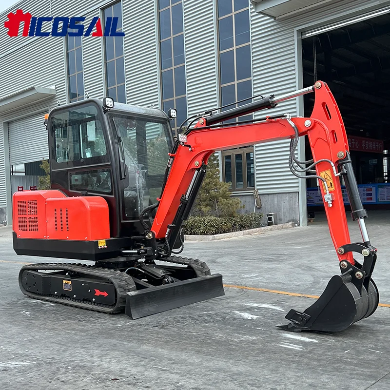

Nicosail Compact 3.0 Ton Kubota Hydraulic Mini Crawler Digger Small Excavadora - Compact Construction Equipment