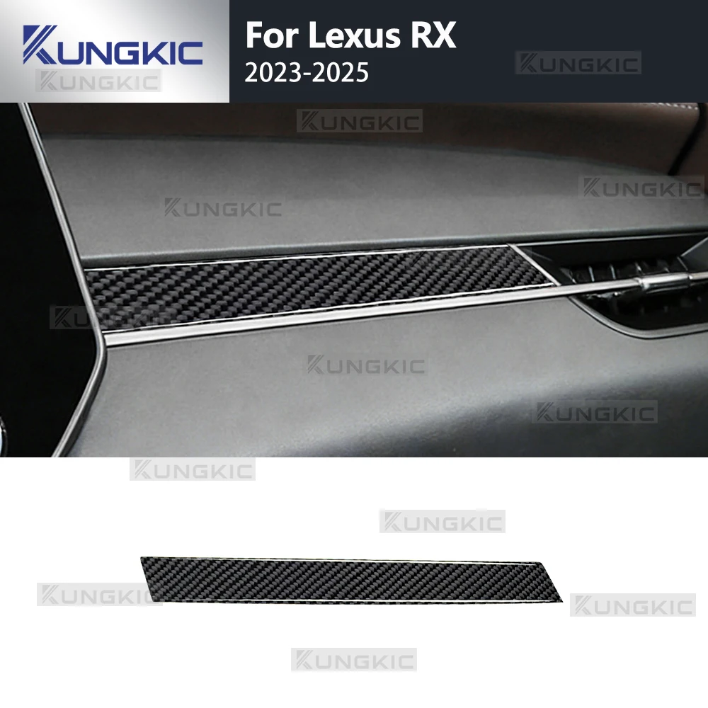 

Для Lexus RX 2023 2024 2025 (левый/правый руль) — Наклейки из настоящего мягкого карбона для интерьера: кнопки переключения передач, кнопки стеклоподъемников, аксессуары для дверных ручек