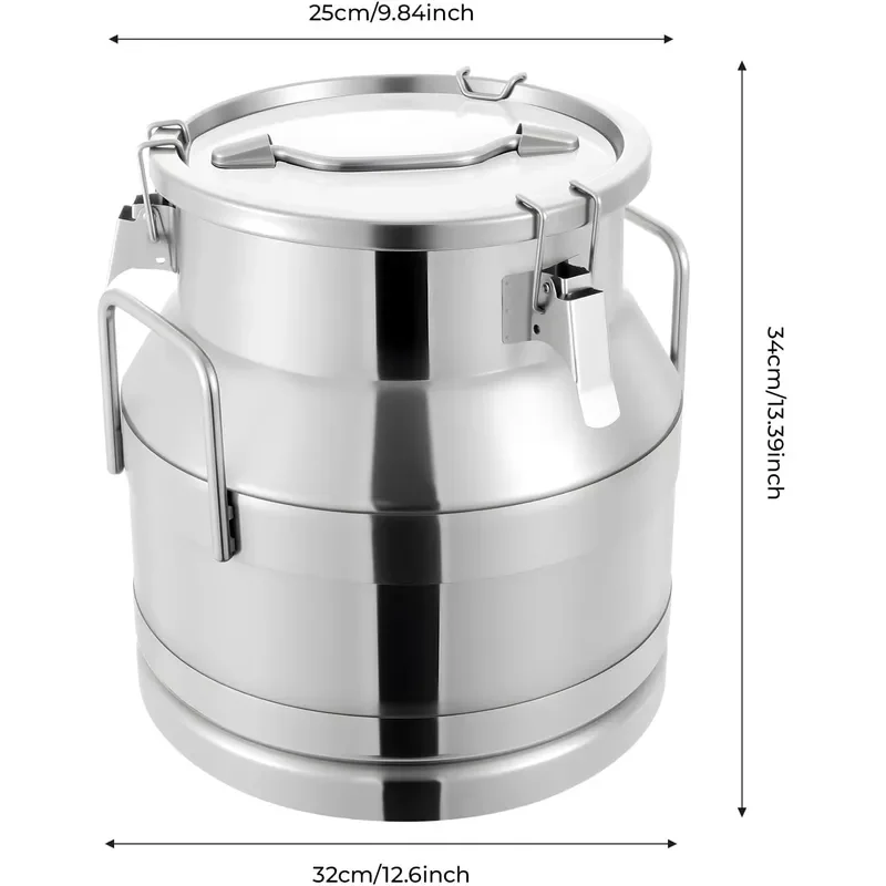 5 Gallon Stainless Steel Milk Can 20L Milk Jug