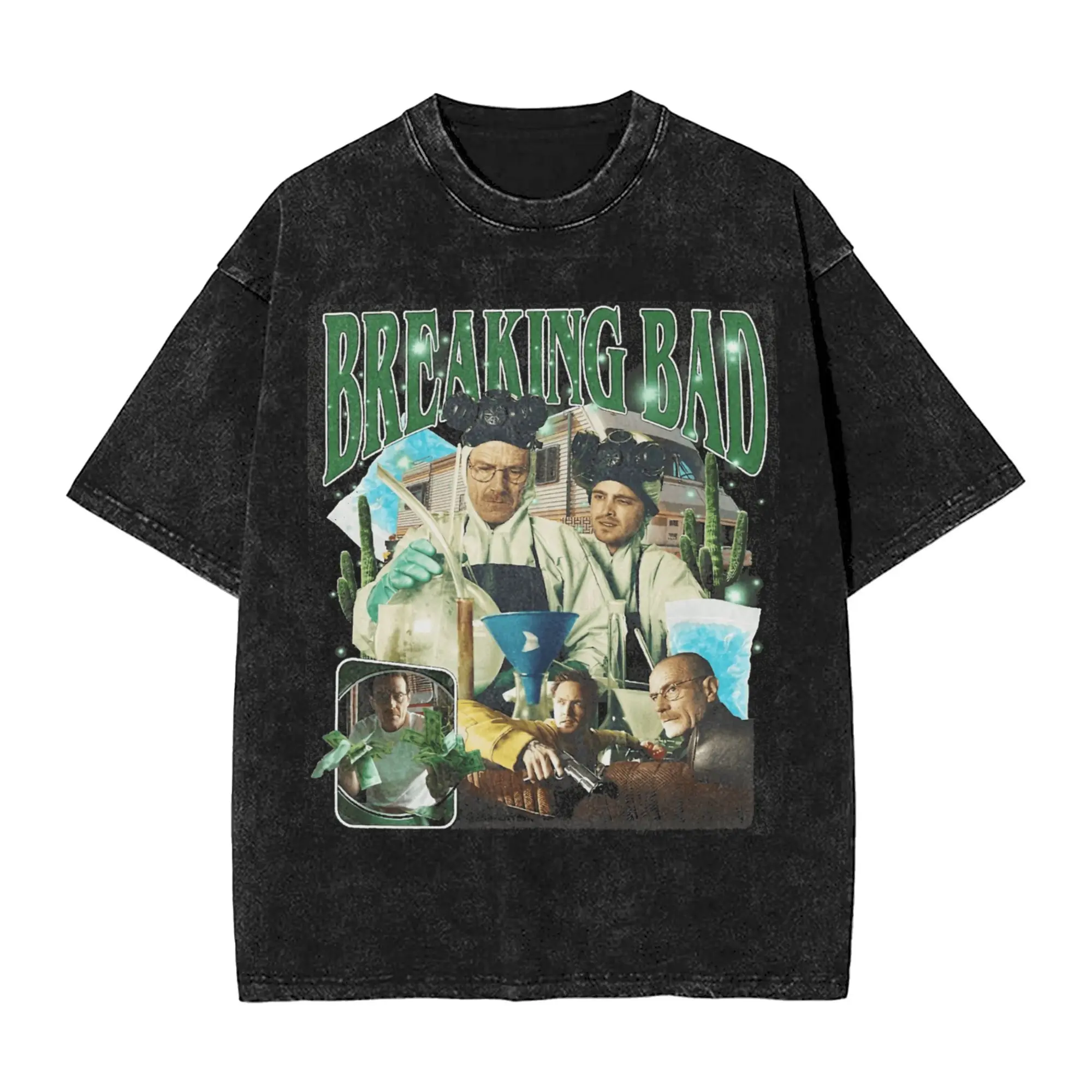 

Men BREAKING BAD T Shirts Movie Top Tees Summer Vintage Short Sleeves T-Shirt O-Neck Trending Print Tshirt Hot