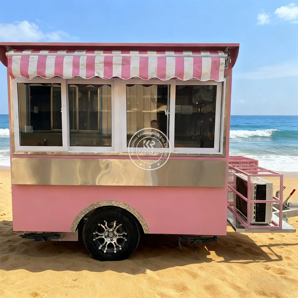 

Factory Price Customized Buy Mobile Food Truck Mobile Strawberry Chocolate Cups Food Truck Beer Bar Cafe Trailer