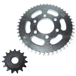 Motorcycle For Benelli BJ150S BJ150-31Keeway RKF 125 Front Rear Sprocket Chain Wheel Gear Gears Big Small Chain Sprocket 15T 43T