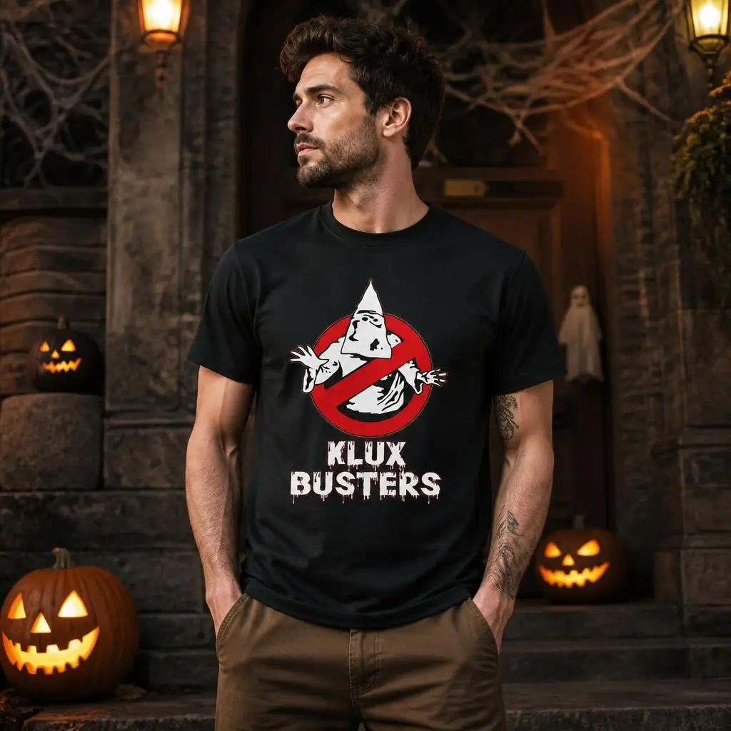 Klux Busters Ghost Busters Men T Shirt 100% Cotton Clothing Fun Short Sleeve Tee Gift T-Shirts