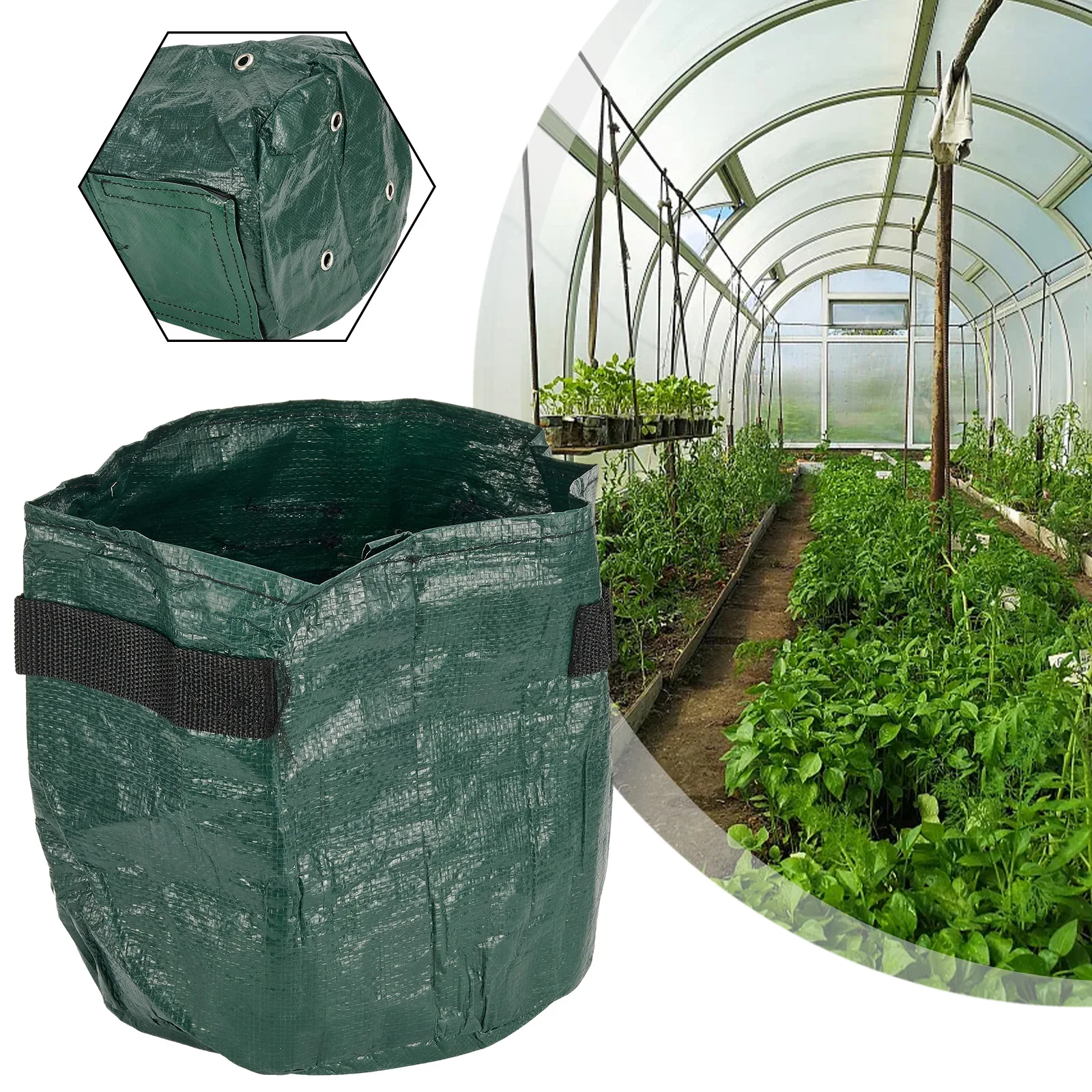 Plant Growth Bag PE Potato Tomato Vegetable Flowers Planting Bag Garden Balcony Flowerpot For Plant Growing Supplies