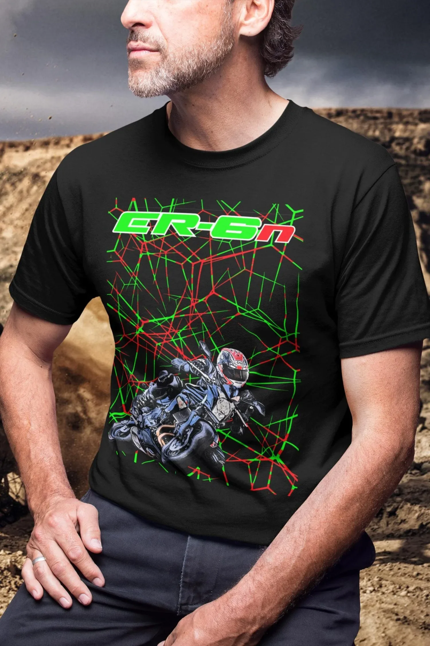 

405@EY K-moto.awasaki ER-6n T Shirt The Smart Rider's Choice Motorcycle Tee All Rounder Biker Graphic Top For K-moto.awasaki Fan