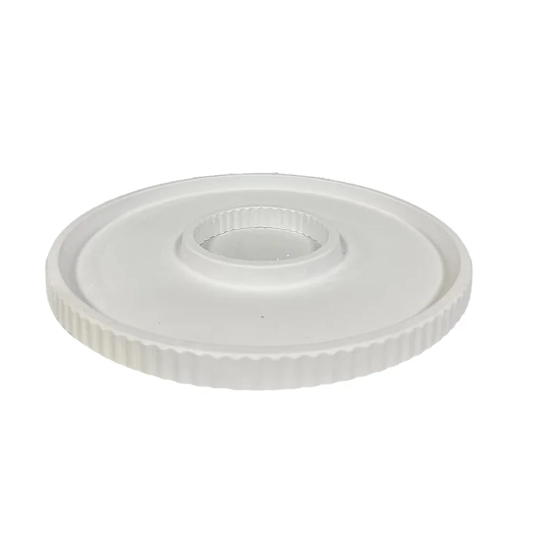 

ABAH-Silicone Molds Tray With Strips Design, Concrete Round Plate Silicone Casting Mould Tray, Decorative Tray Molds