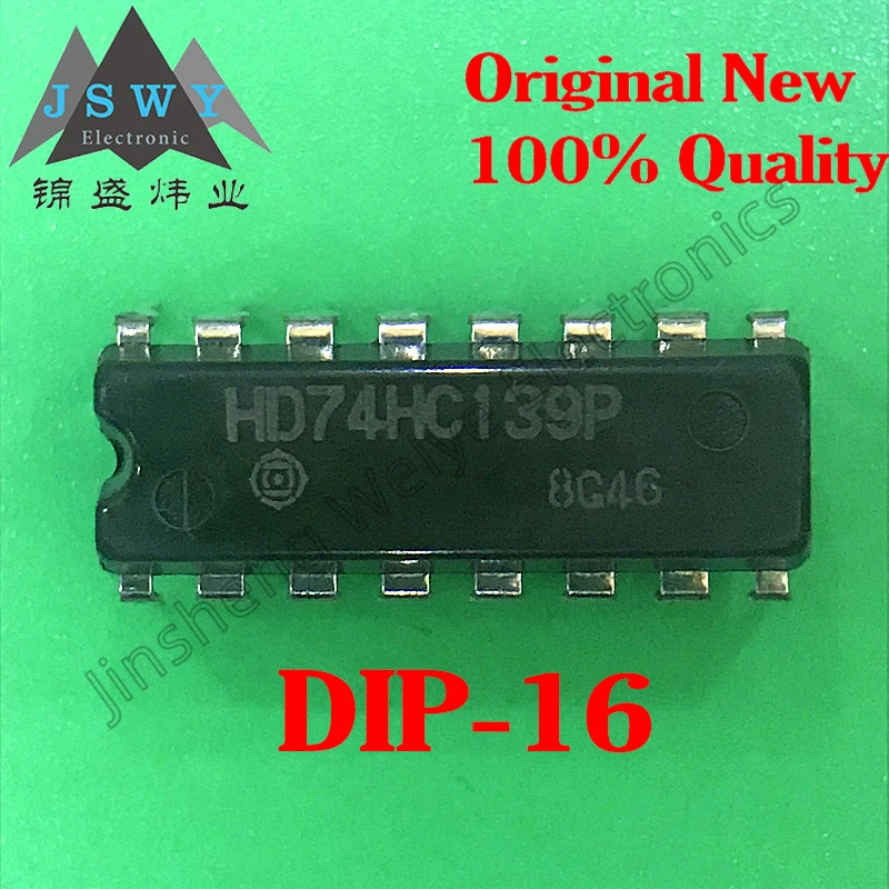 (10/50PCS) HD74HC139P HD74HC139 DIP-16 high-speed CMOS dual 2-wire 4-wire decoder/demultiplexer 100% genuine original stock