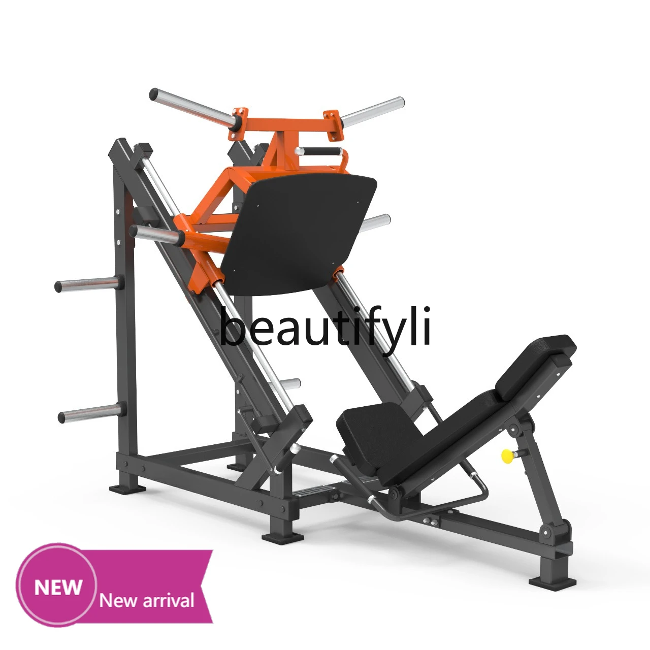 

Backward pedal machine Leg strength fitness professional training dual-purpose squat rack leg pedal machine
