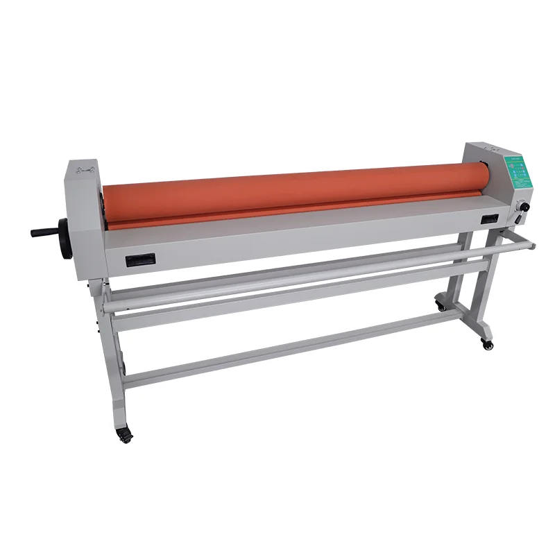 

TSDQ1600 Electric & Pneumatic Cold Roll Laminator 1600MM Width Stand Roller for A6-A5 Paper Sizes