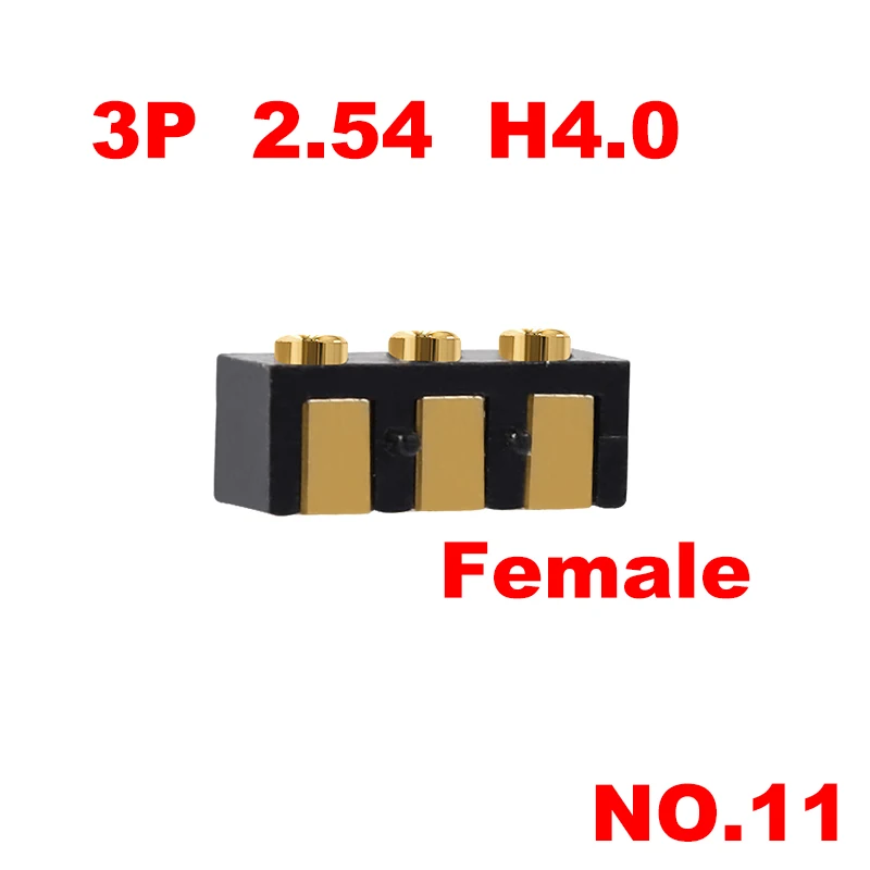 1 stücke 3p 4p 5p 2,54 h 5,5 6,0 7,0 4,0 5,7 feder belasteter Pogo-Pin-Stecker Seite Schweiß halterung smd Streifen kontakt smt Buchse männlich – Detail 13
