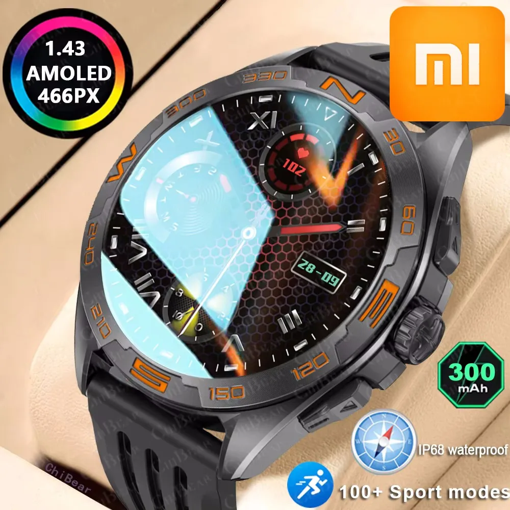 

Xiaomi Обнаружение сердечного ритма Открытый GPS Спортивные умные часы Мужчины AMOLED Синий зуб Вызов Спортивные глубокие водонепроницаемые умные часы