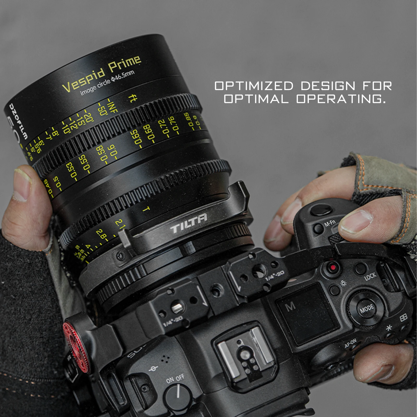 Mới TILTA TA-T22-FCC-V2 Full Khung Máy Ảnh Cho Canon R5/R5C/R6 V2 Với Máy Ảnh DSLR Đen Bộ Phụ Kiện Chụp Ảnh