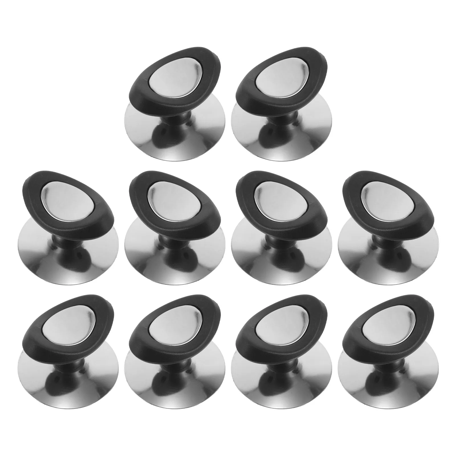 

10Pcs Universal Pot Lid Knobs High-Temperature Resistant Ergonomic Handles Cooking Pot Lid Replacement Knob Compatible with Woks
