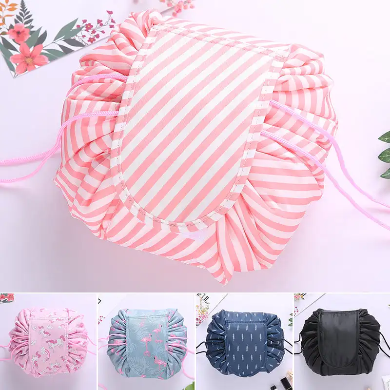 

Волшебная косметичка, дорожная Волшебная сумочка на шнурке, косметичка, органайзер, ленивые Чехлы для косметики, сумка для хранения