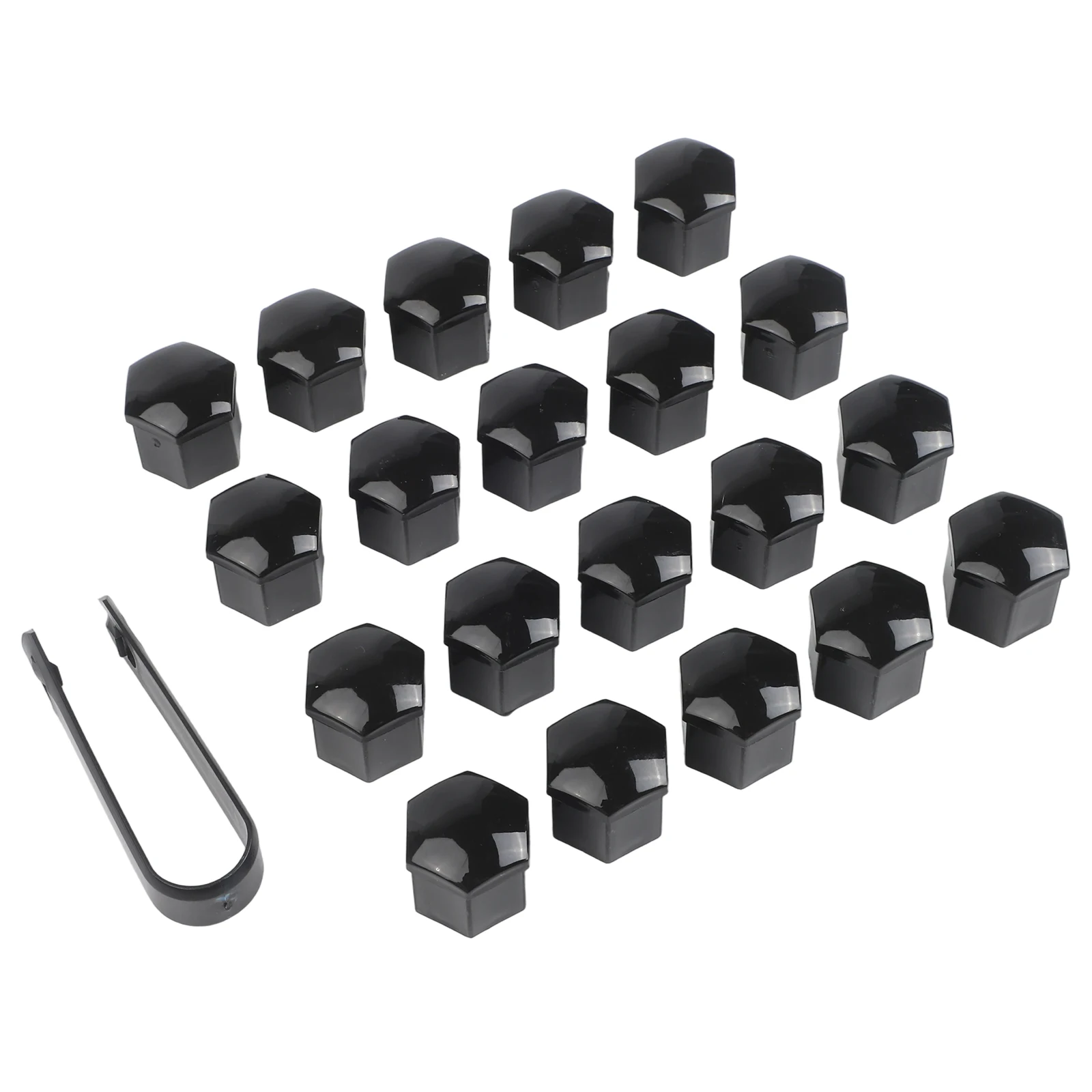 Car Wheel Nut Lug Dust Cover 20pcs Silicone 19mm Hexagon Protector for Hub Screws Rust and Weather Damage Car Wheel