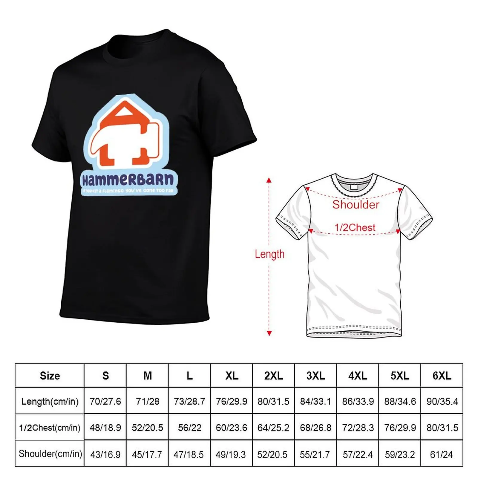 Hammerbarn T-Shirt anime t shirts oversize t shirts for man cotton funny man t shirts for men T-Shirt