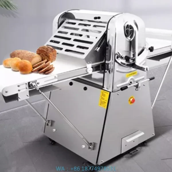 q 520 15 cm Press Portable Pizza Dough Sheeter Machine Countertop Reversible Table Top Bakery Nf