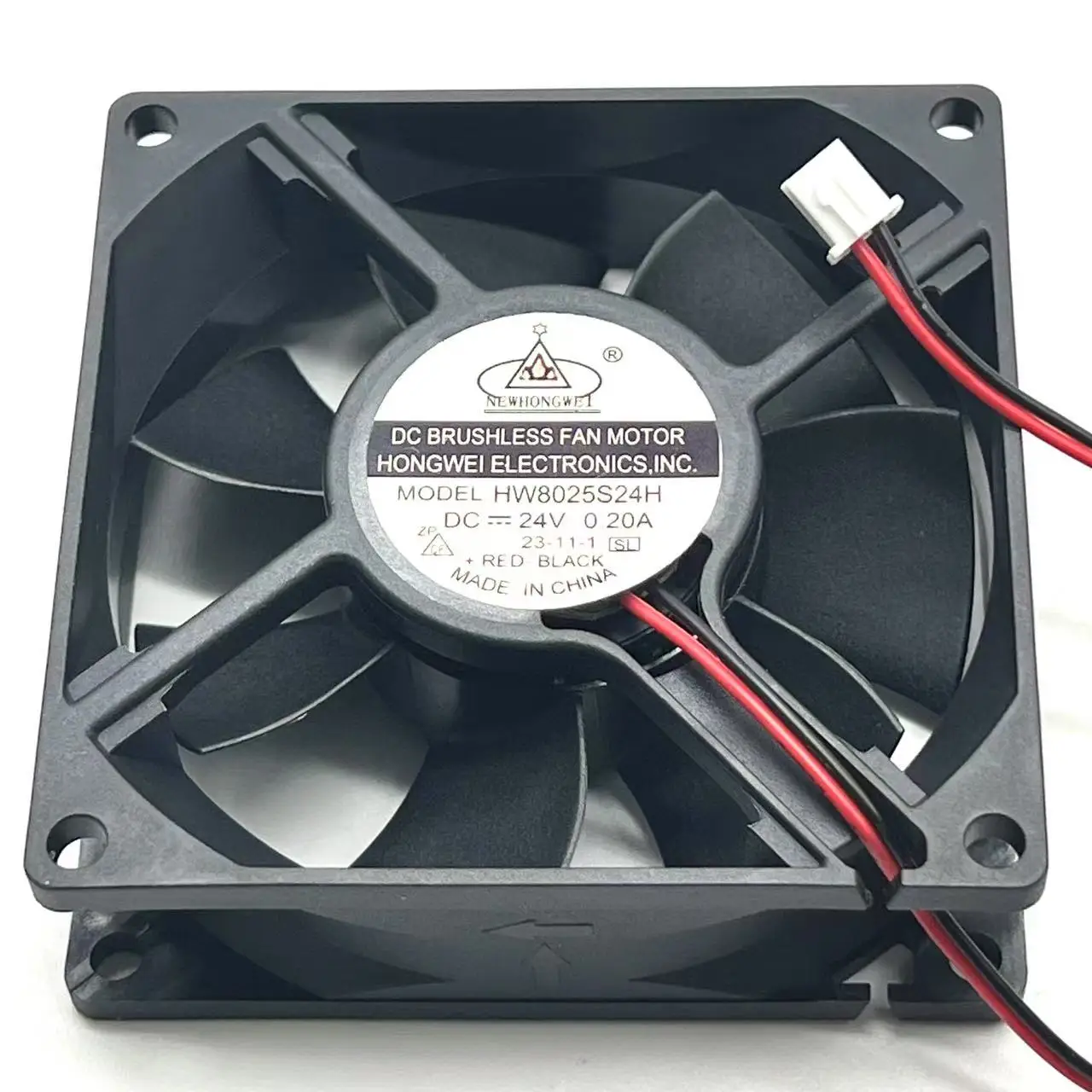 

Ltsf For HW8025S24H DC 24V 0.20A 80x80x25mm 2-Wire Server Cooling Fan8cm