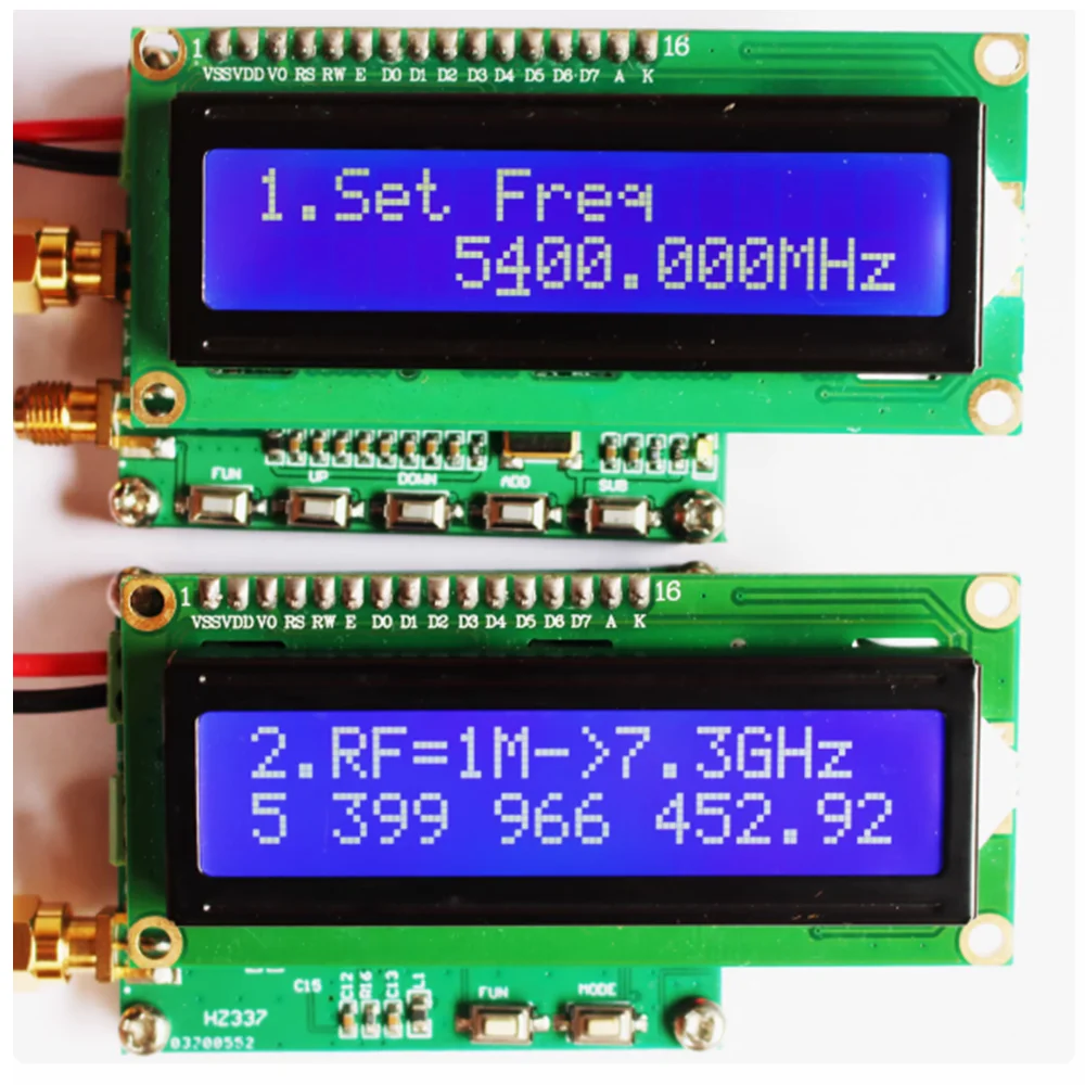 RF signal generator with sweep function, 28MHz~5G4Hz