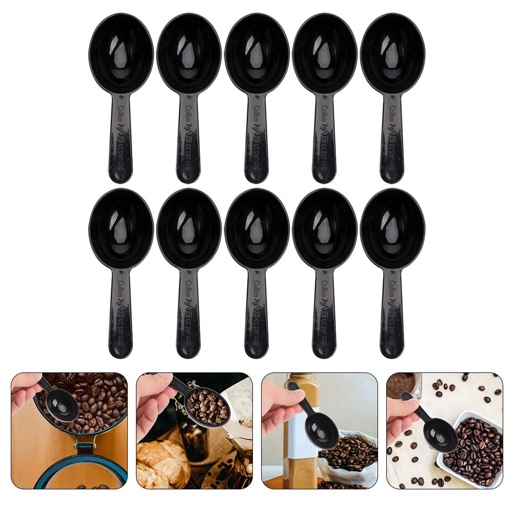 10 Pcs Measuring Spoon Coffee Bean Cup Milligram Pp Serving Spoons Kitchen Measure Scoop