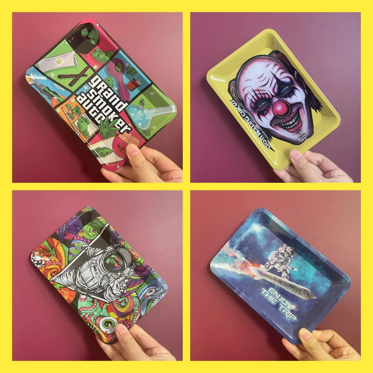 

Metal Rolling Tray-18cm*12.5cm