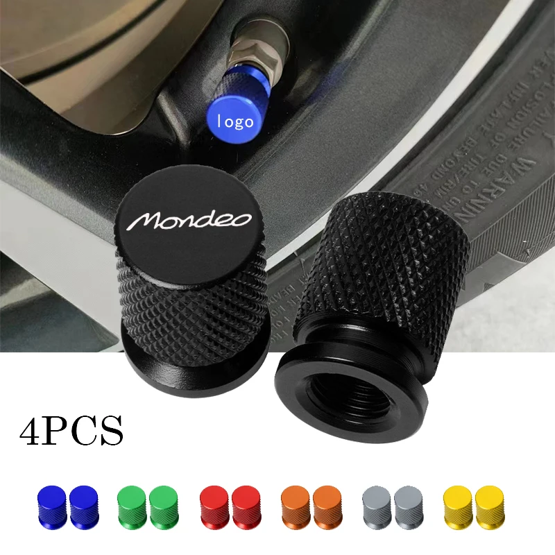 

For Ford Mondeo MK3 MK4 MK5 Car Wheel Tire Valve Caps Tyre Stem Covers Airdust Waterproof Auto Accessories