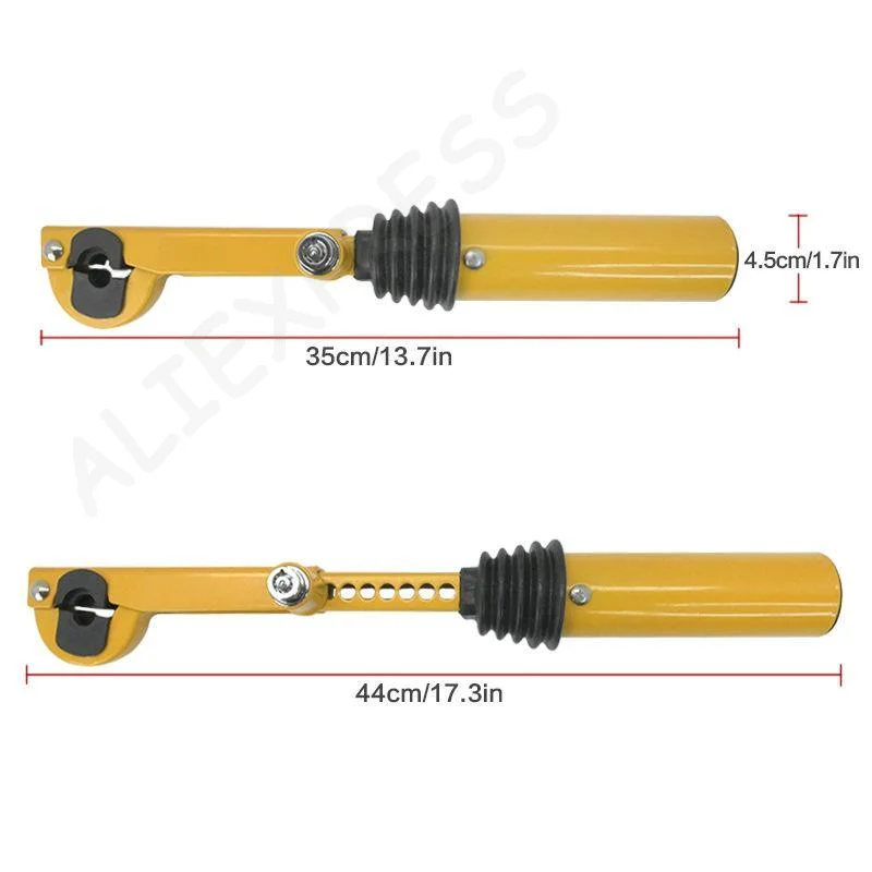 Car Gear Shift Lock Adjustable Anti-Theft Security Lock Easy Operation Universal for Most Vehicle Parking Anti-Theft Accessory