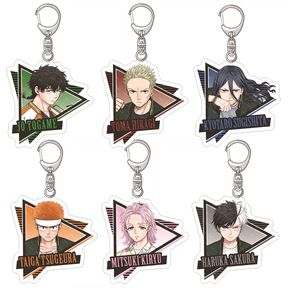 

Anime WIind Breaker Acrylic Keychain Hajime Umemiya Akihiko Nirei Haruka Sakura Figures Cosplay Key Chain Bag Pendant Fans Gifts