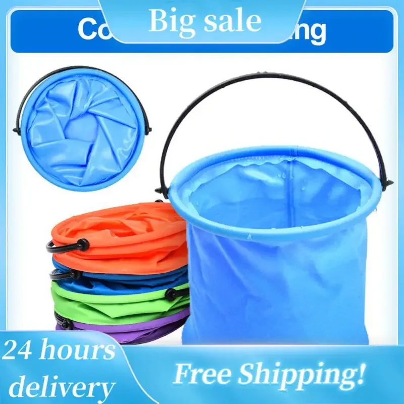 Retractable Bucket For Fishing Folding Collapsible Bucket Wash Outdoor Fishing Square Barrel Bathroom Kitchen Folding Bucket