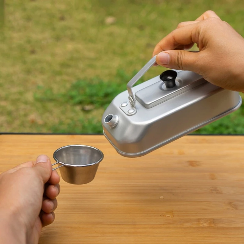 Mini Aluminium Wasserkocher mit Picknick Wasserkocher Teekanne Outdoor Kochgeschirr DropShipping