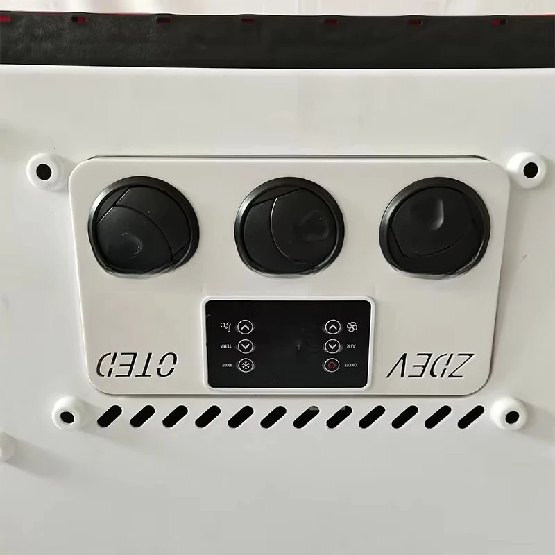 متنقل 24 فولت حافلة شاحنة فان 12 فولت 12 فولت سقف علوي وقوف السيارات برودة مكيف الهواء ل RV #3