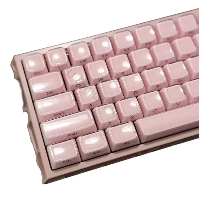 96BA Jelly MDA-Tastenkappen-Set mit 132 Tasten und seitlicher Bedruckung für den Austausch mechanischer Tastaturen und die – Detail 8