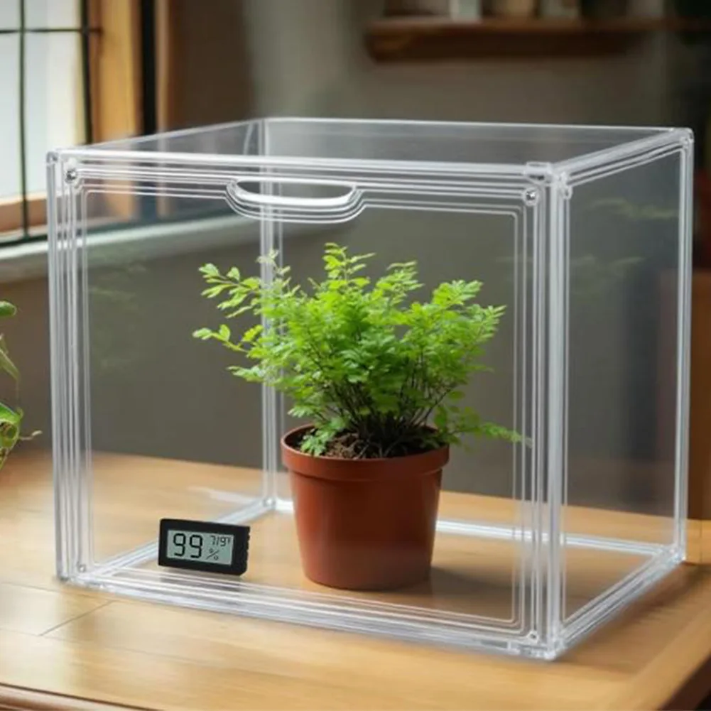 Waterproof Plant Cover Stackable Greenhouse For Harsh Weather Conditions 27*22*18cm Gardening No Tools Assembly