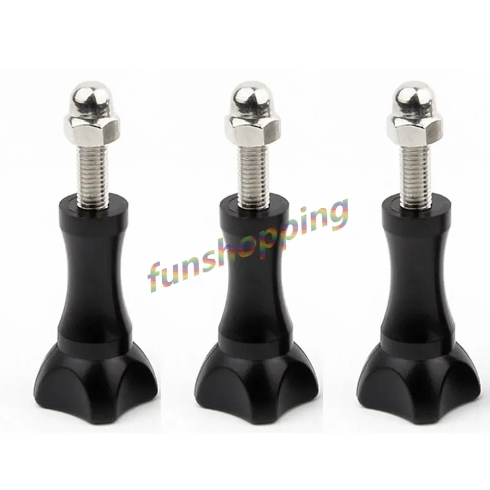 3pcs/lot Go Pro Accessories Long Thumb Screws with Nut for GoPro Hero 10 9 8 7 6 5 4 max for xiaomi Action Camera