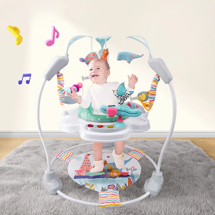 Hot sell baby jumper activity center plastic kids jumperoo chair baby jumper with music