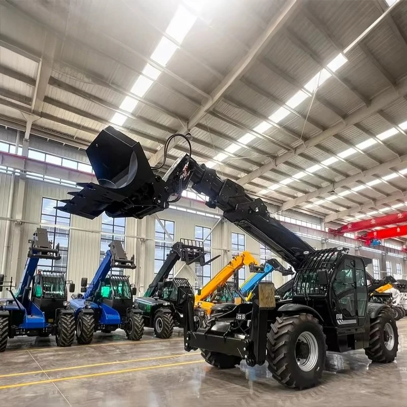 Official 4 Ton 15m 17m Small Arm Truck Cranes Telescopic Handler Boom Forklift new telescopic diesel forklifts customized