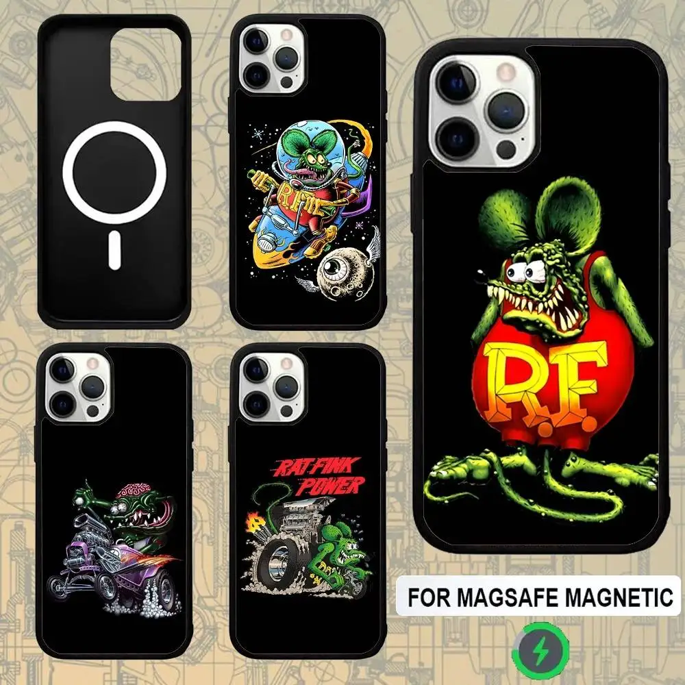 

Rat Fink Phone Case For IPhone 17,16,15,Pro,Max,Air,14,Plus,13,12,11 Magesafe Wireless Charge Cover