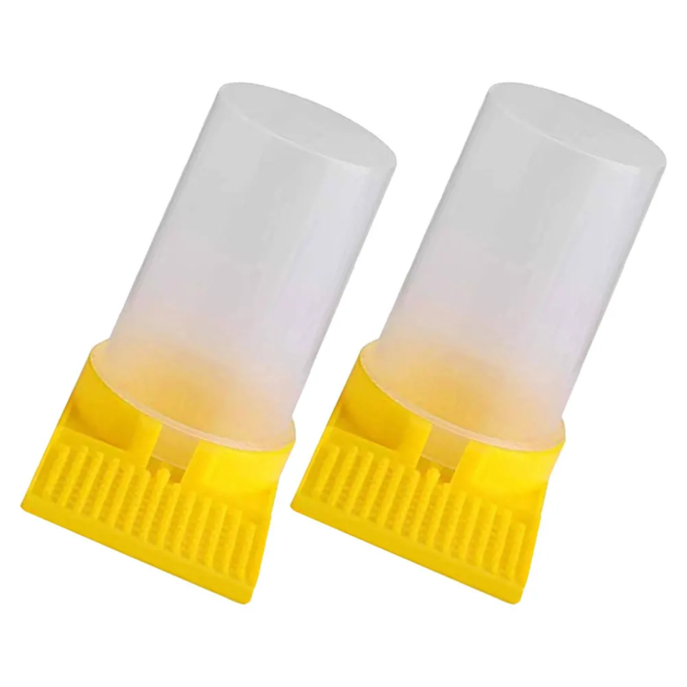 

2pcs Bee Feeder Bees Water Feeders For Hive Entrance Portable Reusable Beekeeping Supplies Bee Waterer Garden Tool