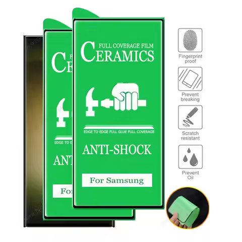 2/3/4/5PCS For Samsung Galaxy S24 S23 Ultra Ceramic Film For Samsung Note 20 10 9 S10 S20 S21 FE S22 Ultra Plus Screen Protector