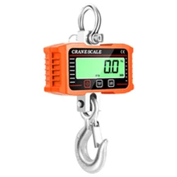 Hot sale 2000KG Digital LCD Crane Scale High Load Industrial Heavy Duty Alloy Hook Lock Weighing Balance N/Lb/Kg Hanging Scales