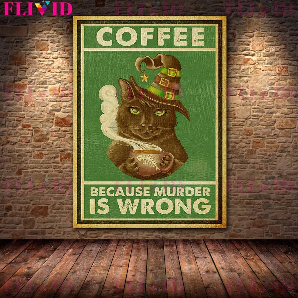 Massachusetts Salem Hippie Witch Art Poster And Print Witch Vintage Wall Art Witch's Bathroom Rules Canvas Painting Home Decor
