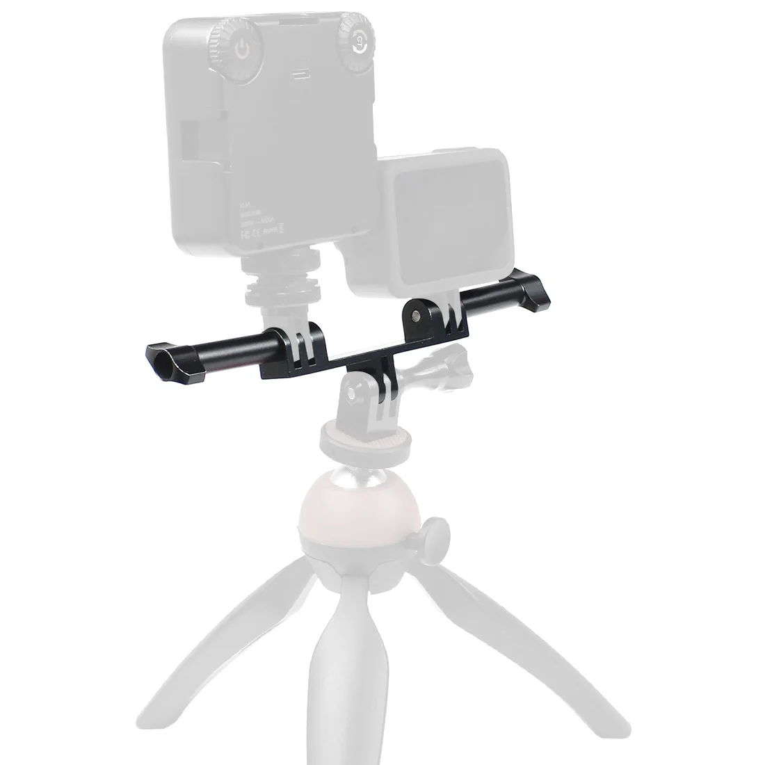 Doppelter Dual-Halterungs-Stativhalter, Sportkamera-Griff mit Schraubmontage-Adapter für Gopro Hero 13 12, für DJI Osmo Action-Kamera – Detail 36