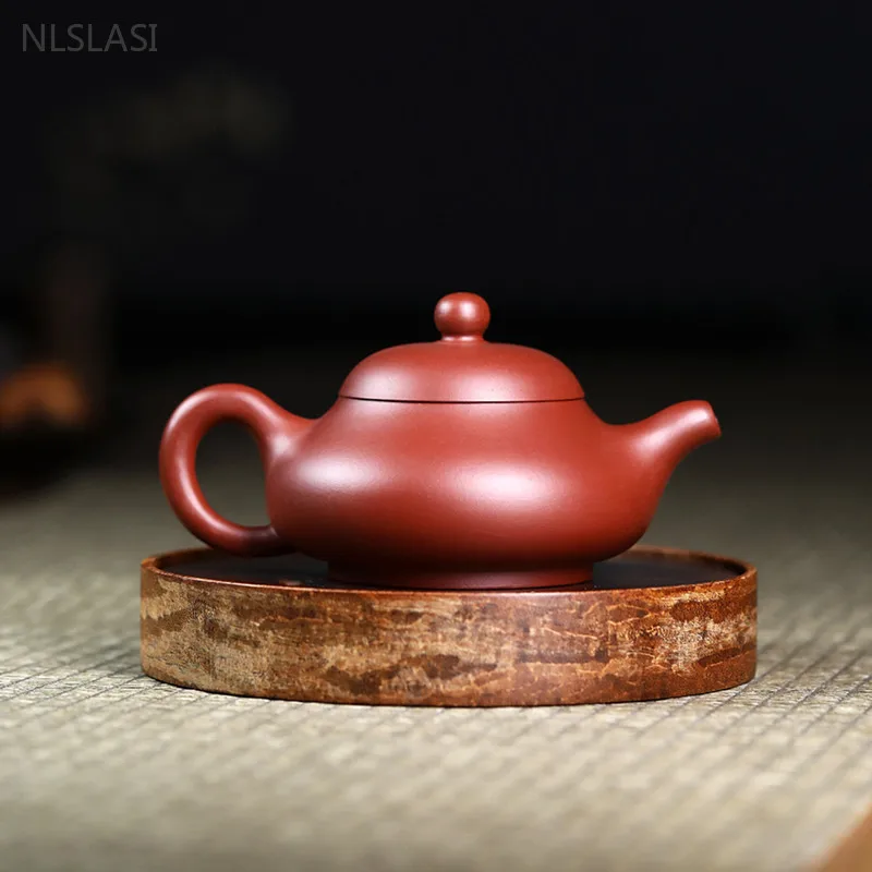 200ml Zisha Dahongpao Tea Infuser Yixing Purple Clay Teapot Handmade Filter Beauty Kettle Chinese Tea Ceremony Accessories