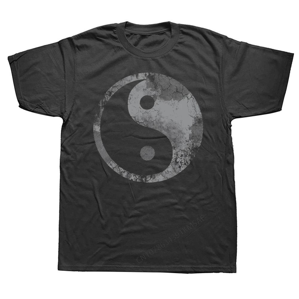 Yin Yang Taoist Taoism Tao Vintage T Shirts Graphic Cotton Streetwear Short Sleeve Birthday Gifts Summer Style T-shirt Men