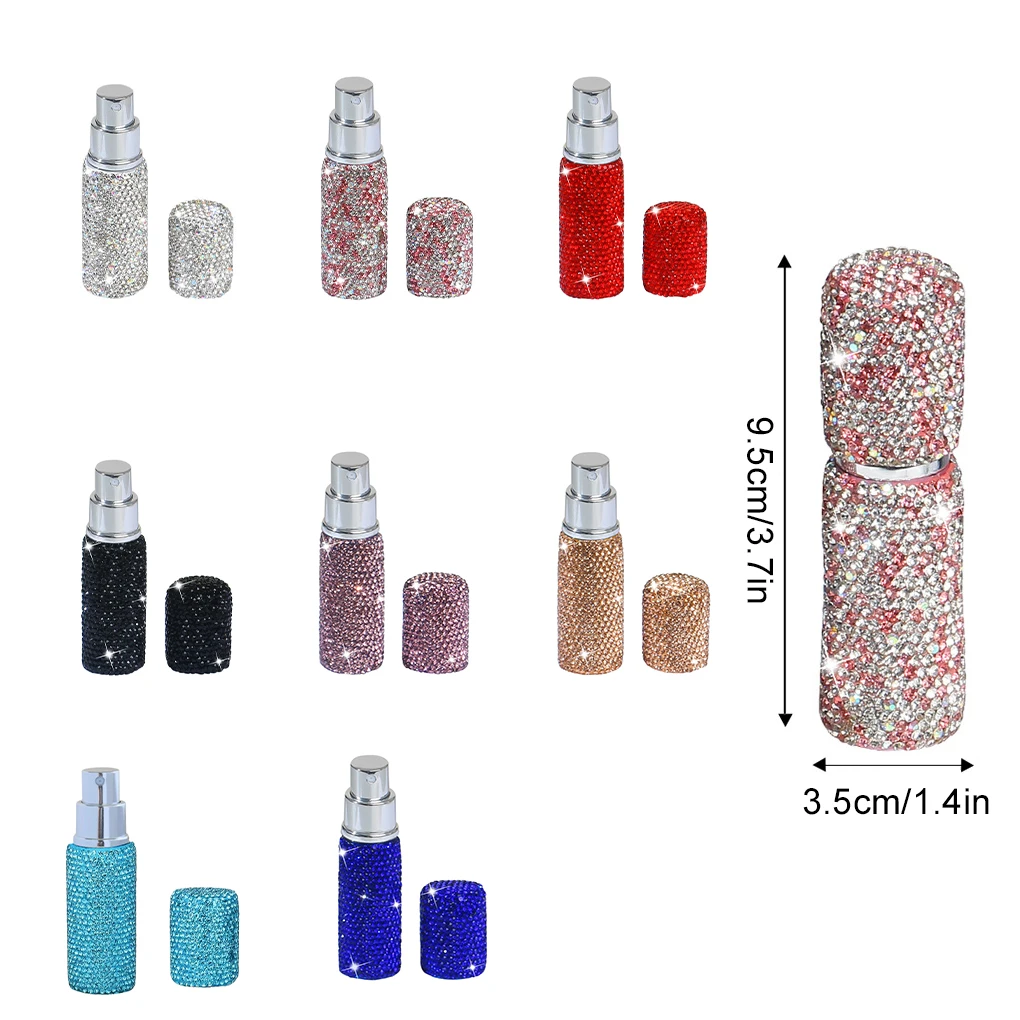 Refillable Perfume Bottle And Easy To Store 10ml Capacity ForLeak Proof All Baby Bottles Champagne Diamond