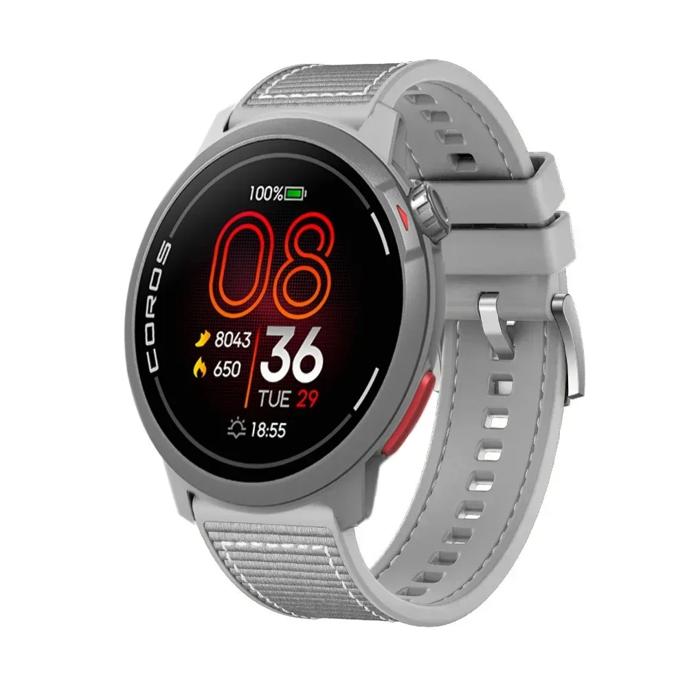 Cinturino in silicone da 22 mm per COROS APEX 4 42mm PACE Pro/3 Bracciale composito Suunto Vertical 2 Race 2/Run/Ocean CMF Watch 3 Pro