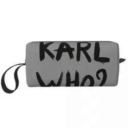 Simpatica borsa da toilette da viaggio Karl Who per le donne borsa cosmetica per il trucco Beauty Storage Dopp Kit