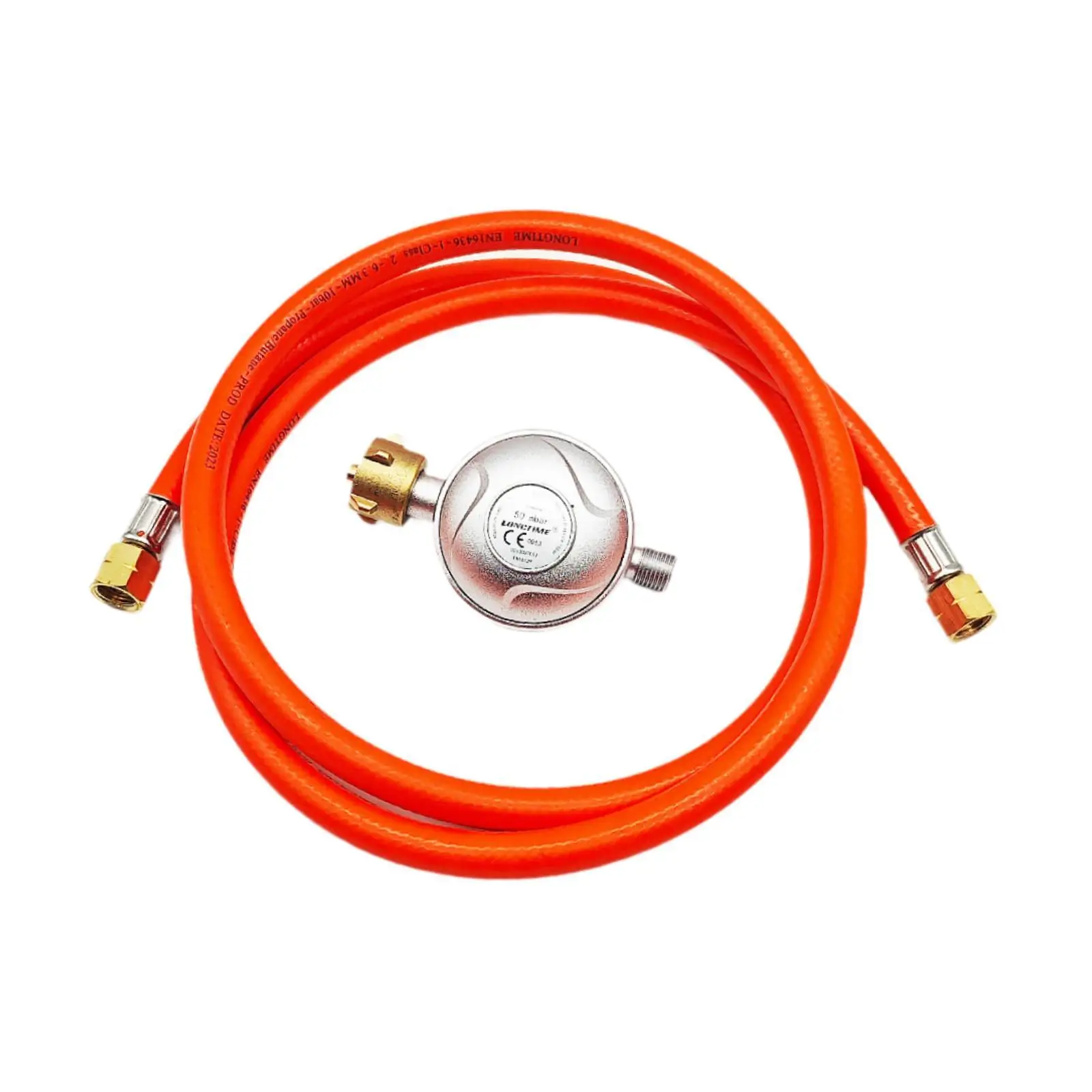 Manguera de conector de gas, ligera, fácil instalación, resistente al calor, manguera reguladora de gas de 1,5 M para jardín, Picnic, soldadura, barbacoa